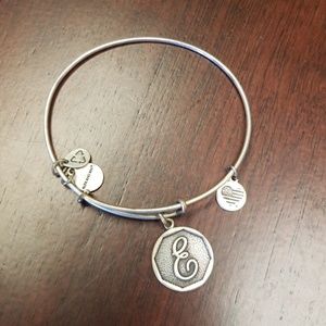 Alex &Ani initial bracelet